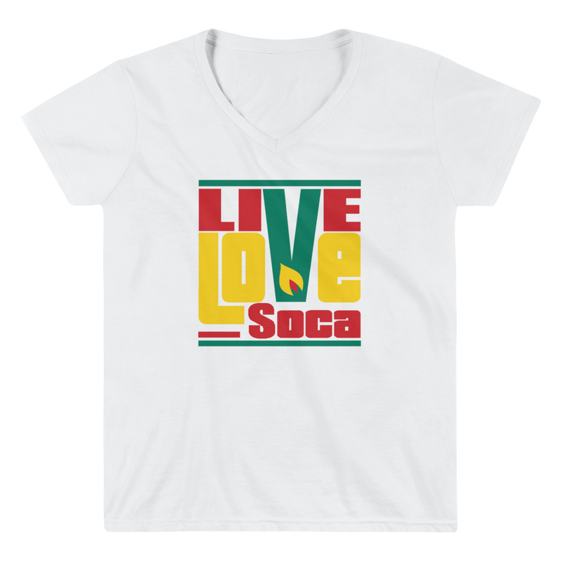 Grenada Islands Edition Womens V-Neck T-Shirt - Live Love Soca Clothing & Accessories