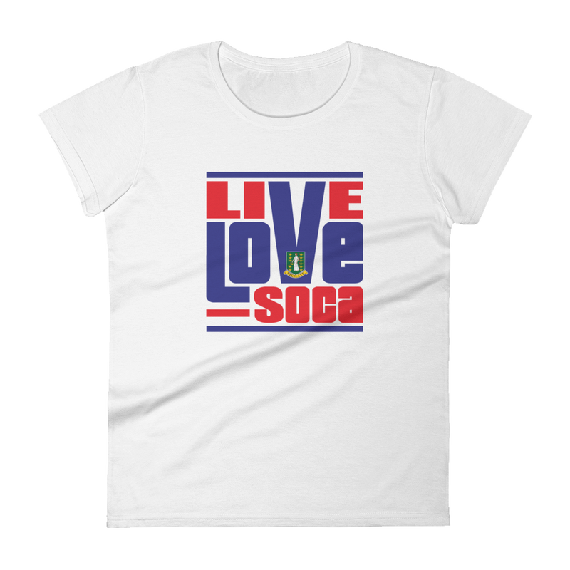 British Virgin Islands - Island Edition Womens T-Shirt - Live Love Soca Clothing & Accessories