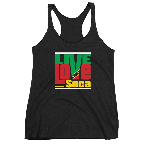 Saint Kits & Nevis Islands Edition Womens Tank Top - Live Love Soca Clothing & Accessories