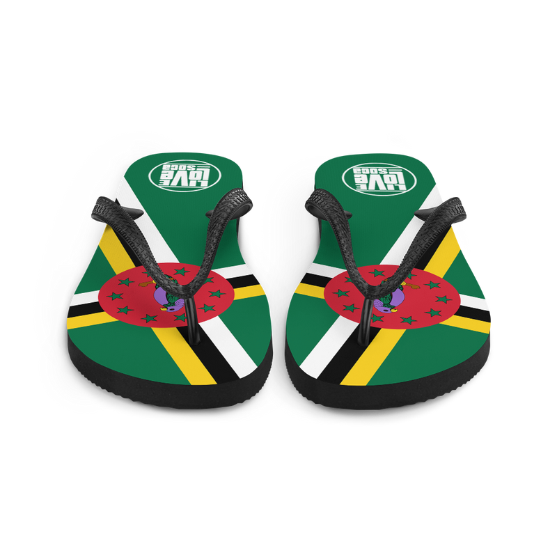 Island Dominica Flip Flops - Live Love Soca Clothing & Accessories