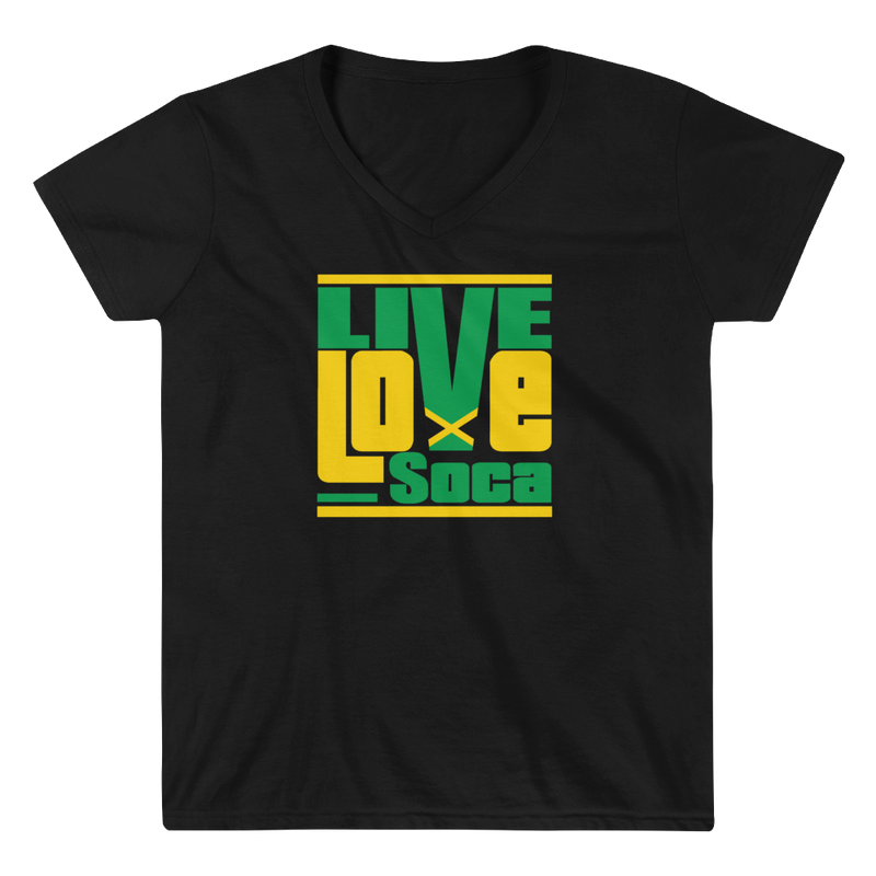 Jamaica Islands Edition Womens V-Neck T-Shirt - Live Love Soca Clothing & Accessories