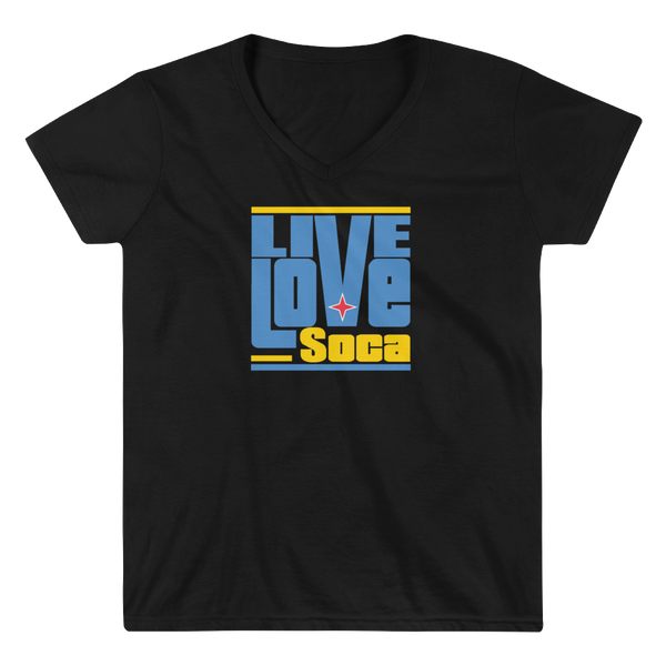 Aruba Islands Edition Womens V-Neck T-Shirt - Live Love Soca Clothing & Accessories