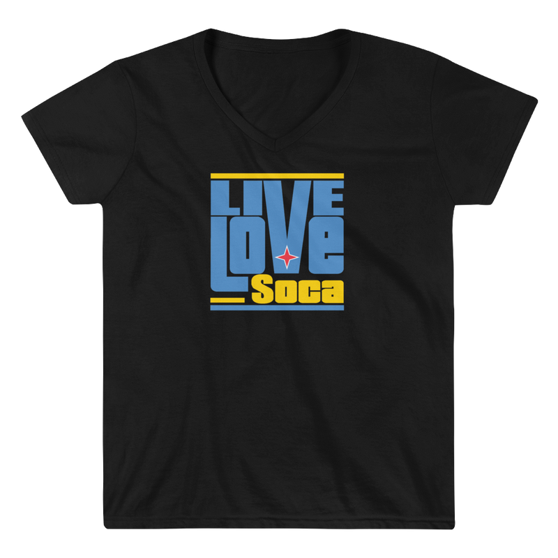 Aruba Islands Edition Womens V-Neck T-Shirt - Live Love Soca Clothing & Accessories
