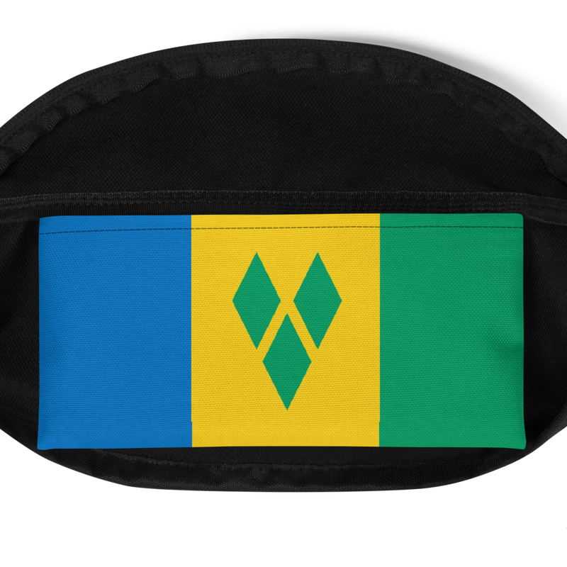 Saint Vincent & The Grenadines Waist Bag - Live Love Soca Clothing & Accessories
