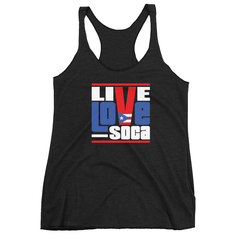 Puerto Rico Islands Edition Womens Tank Top - Live Love Soca Clothing & Accessories