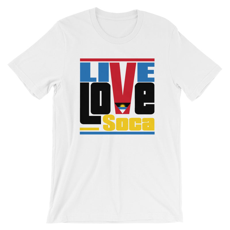 Antigua & Barbuda Islands Edition Mens T-Shirt - Live Love Soca Clothing & Accessories