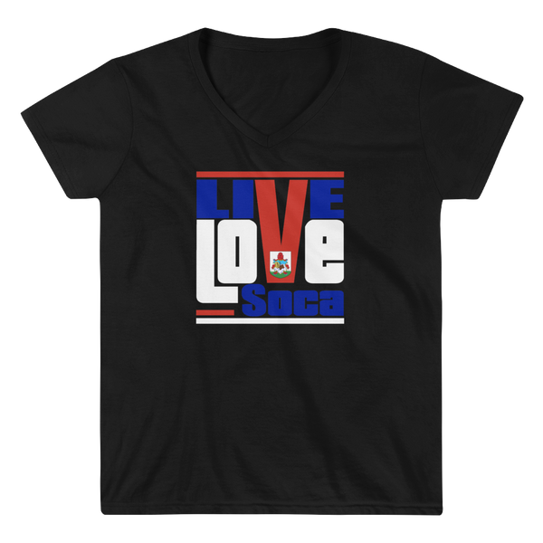 Bermuda Islands Edition Womens V-Neck T-Shirt - Live Love Soca Clothing & Accessories