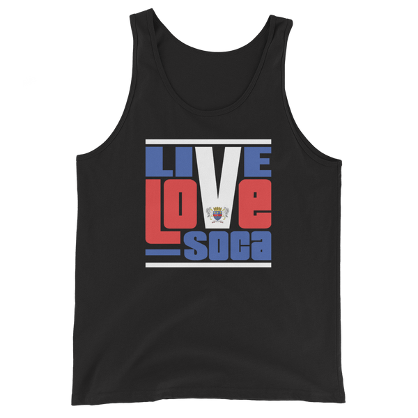 Saint Barthelemy Islands Edition Mens Tank Top - Live Love Soca Clothing & Accessories