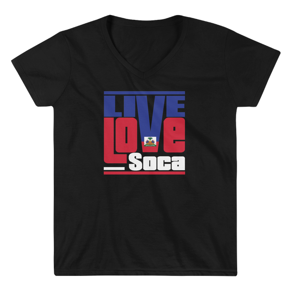 Haiti Islands Edition Womens V-Neck T-Shirt - Live Love Soca Clothing & Accessories
