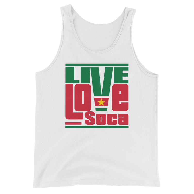 Suriname Islands Edition Mens Tank Top - Live Love Soca Clothing & Accessories