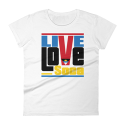 Antigua & Barbuda Islands Edition Womens T-Shirt - Live Love Soca Clothing & Accessories