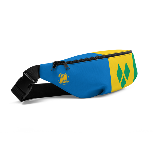 Saint Vincent & The Grenadines Waist Bag - Live Love Soca Clothing & Accessories