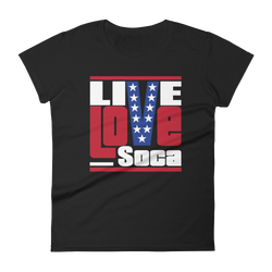 USA Women's T-Shirt - Fitted - Live Love Soca Clothing & Accessories