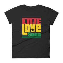 Ghana Africa Edition Womens T-Shirt - Live Love Soca Clothing & Accessories