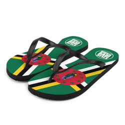 Island Dominica Flip Flops - Live Love Soca Clothing & Accessories