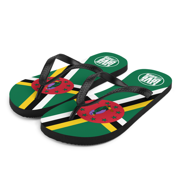 Island Dominica Flip Flops - Live Love Soca Clothing & Accessories