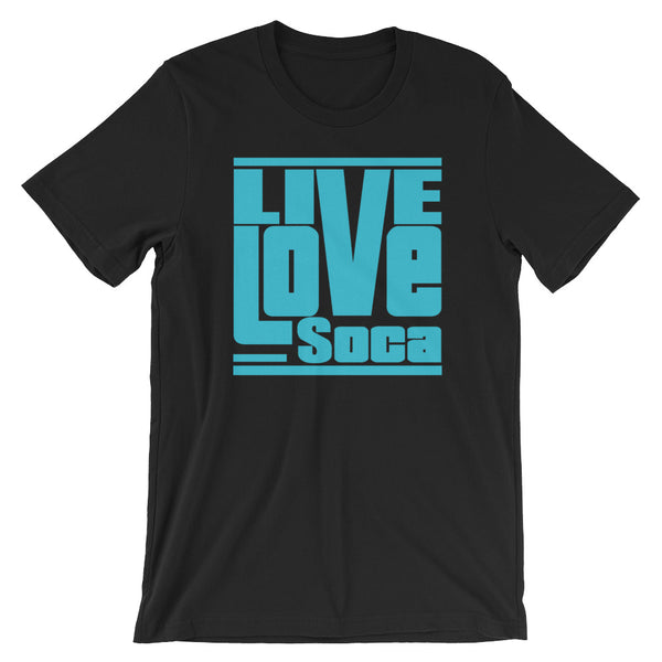 Black Edition Mens T-Shirt - Blue Print - Regular Fit - Live Love Soca Clothing & Accessories