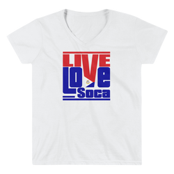 Saint Maarten Islands Edition Womens V-Neck T-Shirt - Live Love Soca Clothing & Accessories