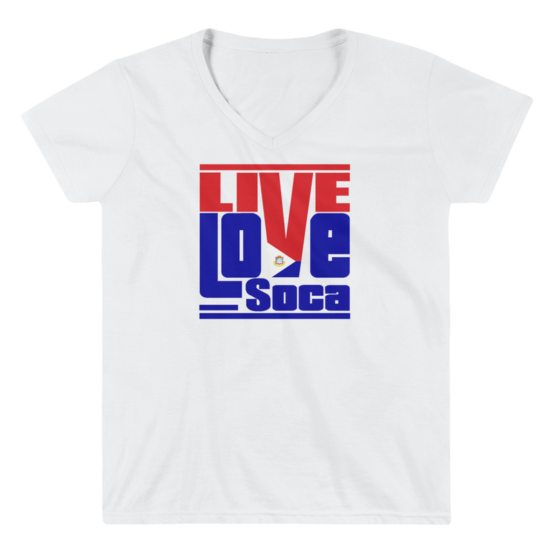 Saint Maarten Islands Edition Womens V-Neck T-Shirt - Live Love Soca Clothing & Accessories