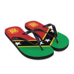 Island Saint Kitts & Nevis Flip Flops - Live Love Soca Clothing & Accessories