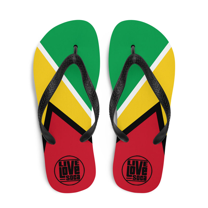 Island Guyana Flip Flops - Live Love Soca Clothing & Accessories