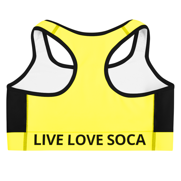 Neon Active Yellow Sports Bra