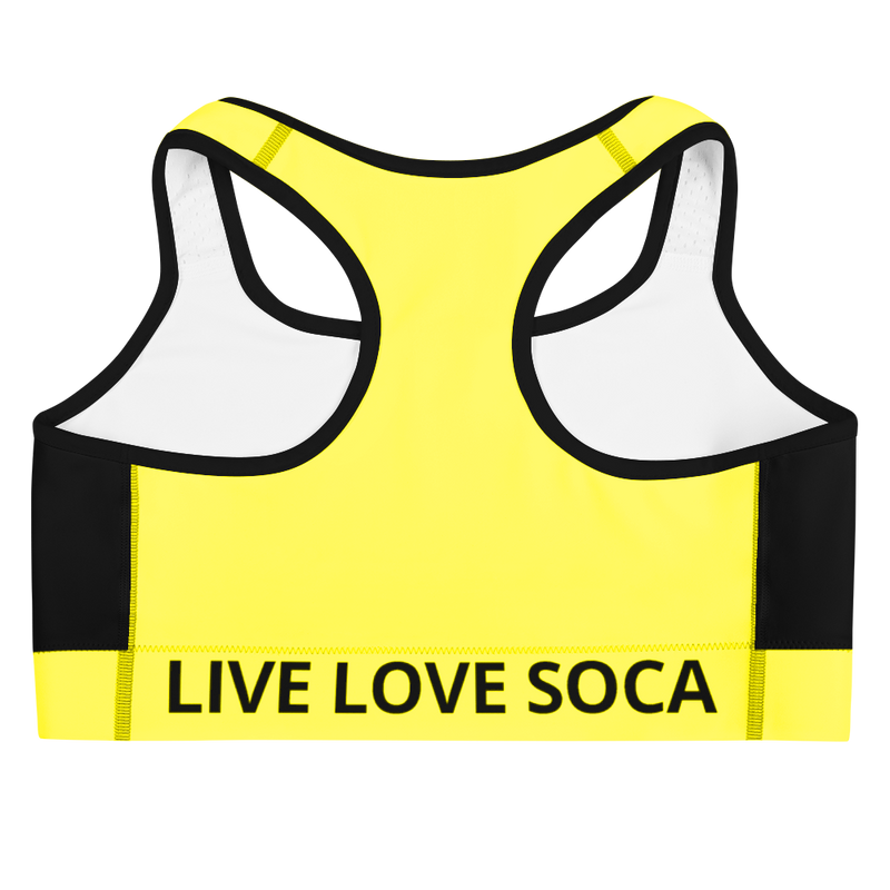 Neon Active Yellow Sports Bra