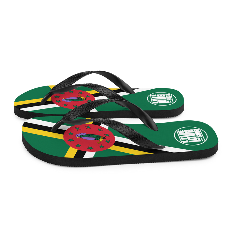 Island Dominica Flip Flops - Live Love Soca Clothing & Accessories