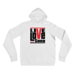 White Original LLS Hoody - Live Love Soca Clothing & Accessories