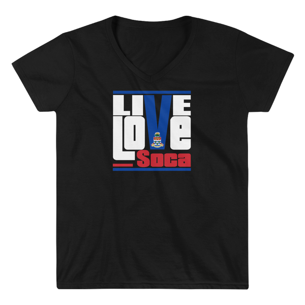 Cayman Islands - Islands Edition Womens V-Neck T-Shirt - Live Love Soca Clothing & Accessories