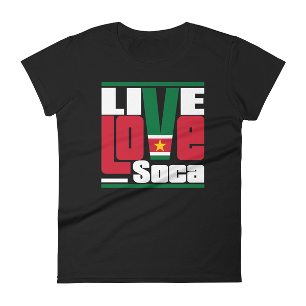 Suriname Islands Edition Womens T-Shirt - Live Love Soca Clothing & Accessories