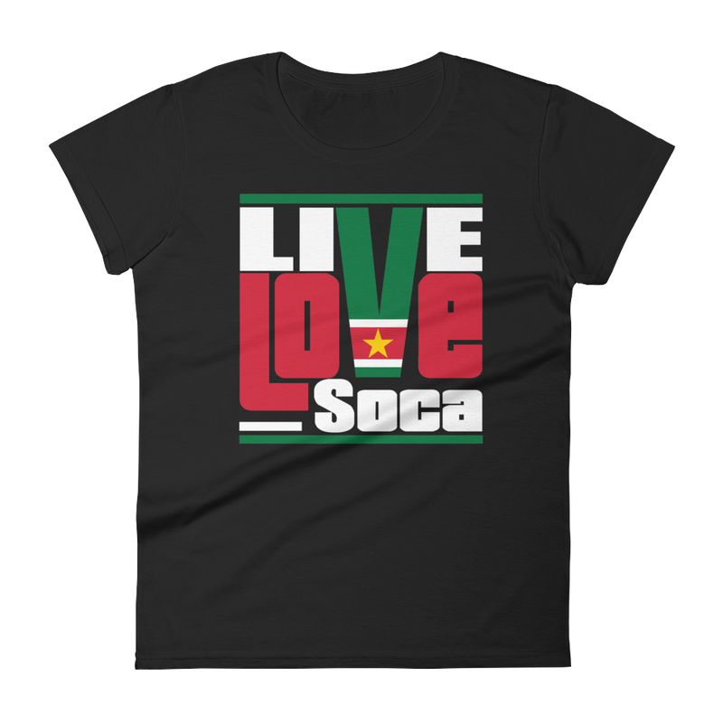 Suriname Islands Edition Womens T-Shirt - Live Love Soca Clothing & Accessories