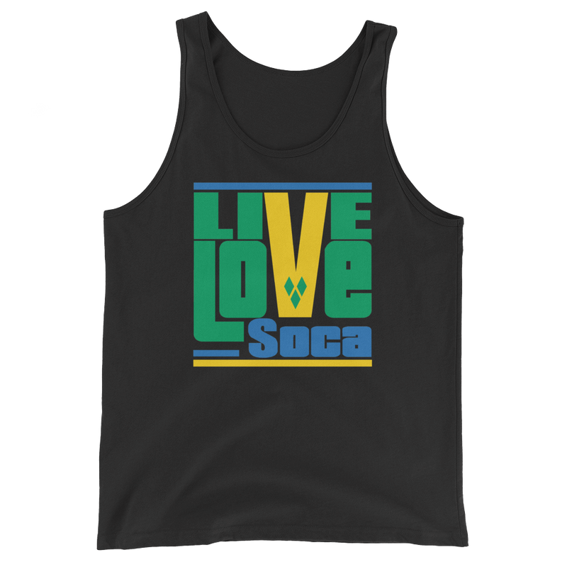 Saint Vincent & The Grenadines Islands Edition Mens Tank Top - Live Love Soca Clothing & Accessories