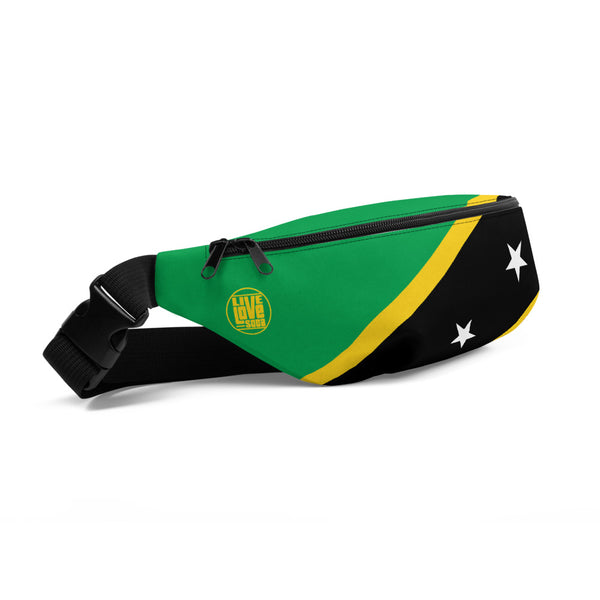 Saint Kitts & Nevis Waist Bag - Live Love Soca Clothing & Accessories