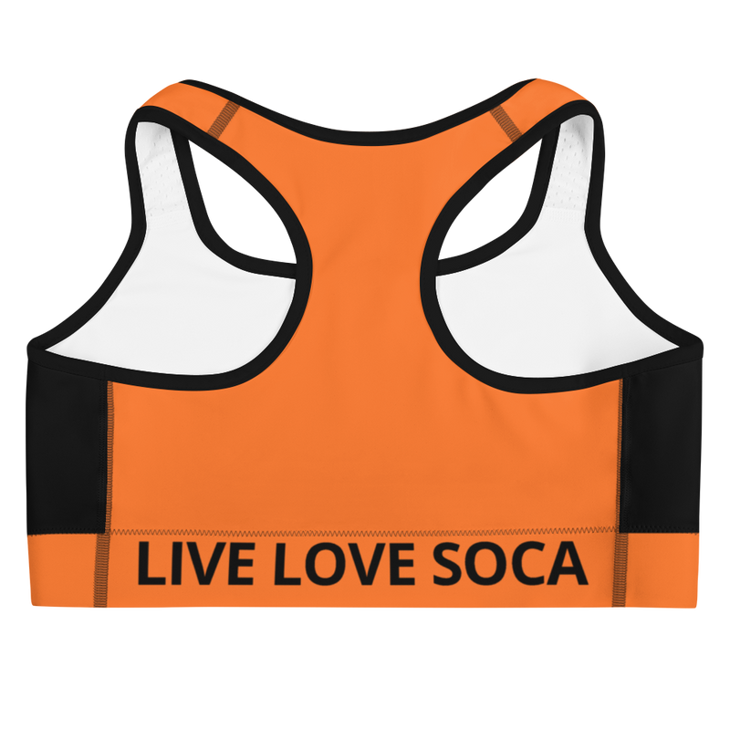 Neon Active Orange Sports Bra – Live Love Soca