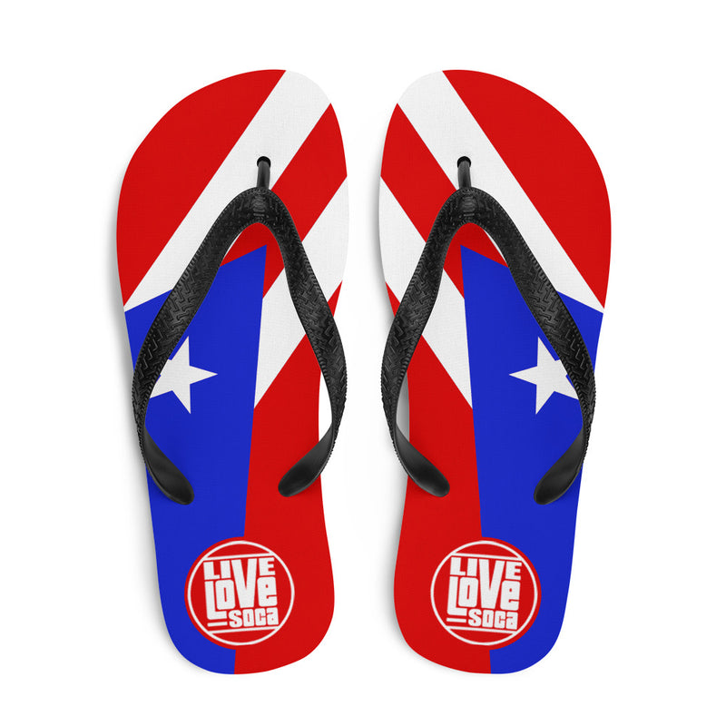 Island Puerto Rico Flip Flops - Live Love Soca Clothing & Accessories