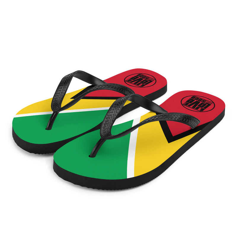 Island Guyana Flip Flops - Live Love Soca Clothing & Accessories