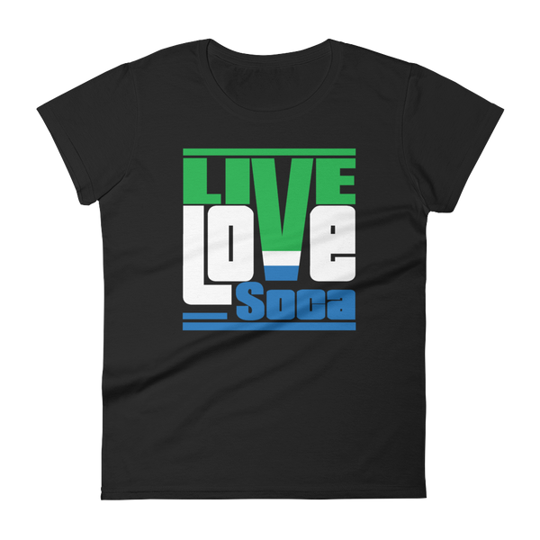 Sierra-Leone Africa Edition Womens T-Shirt - Live Love Soca Clothing & Accessories