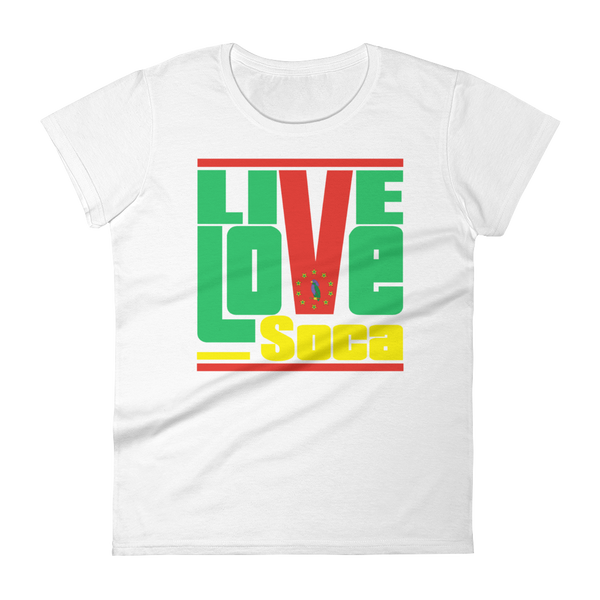 Dominica Islands Edition Womens T-Shirt - Live Love Soca Clothing & Accessories