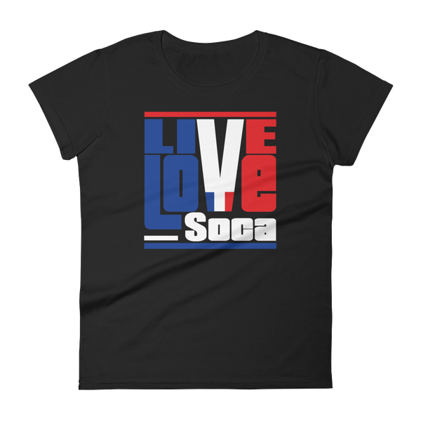 France Euro Edition Women's T-Shirt - Live Love Soca Clothing & Accessories