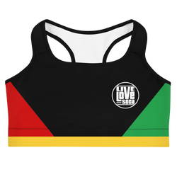 Island Active Saint Kitts & Nevis Sports Bra - Live Love Soca Clothing & Accessories