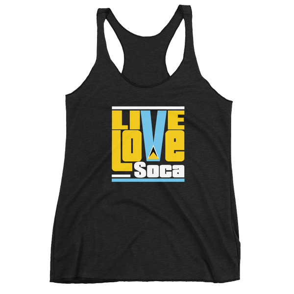 Saint Lucia Islands Edition Womens Tank Top - Live Love Soca Clothing & Accessories