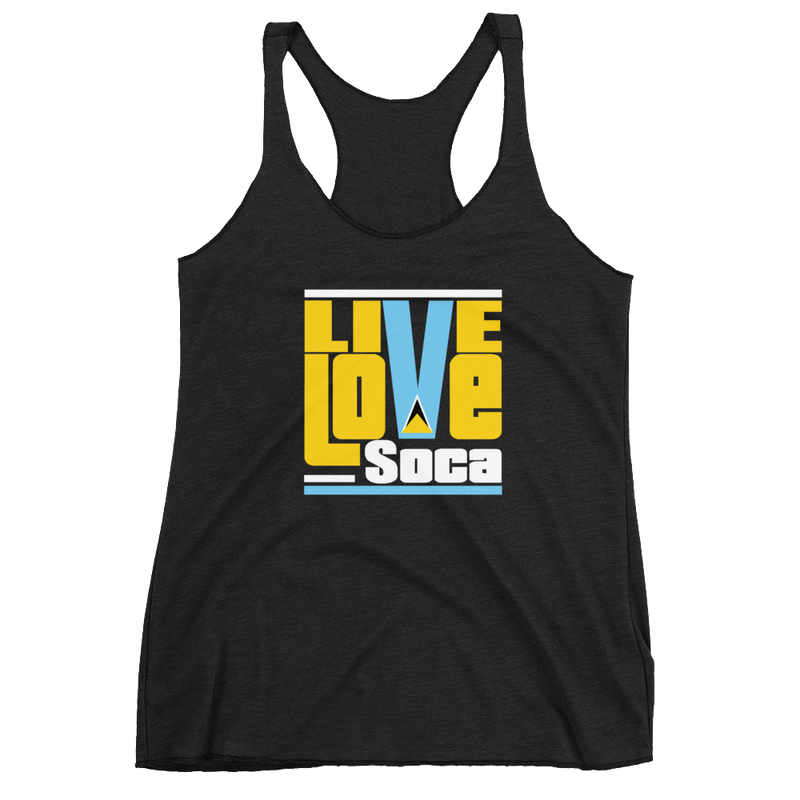 Saint Lucia Islands Edition Womens Tank Top - Live Love Soca Clothing & Accessories