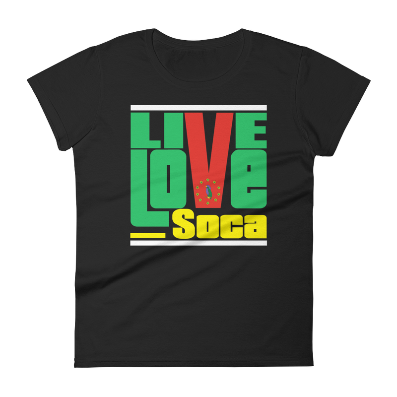 Dominica Islands Edition Womens T-Shirt - Live Love Soca Clothing & Accessories