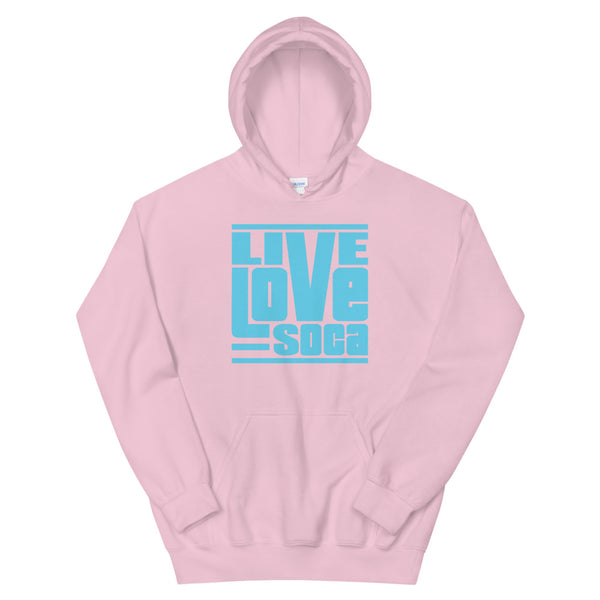 Pink - Baby Blue Womens Hoodie - Live Love Soca Clothing & Accessories