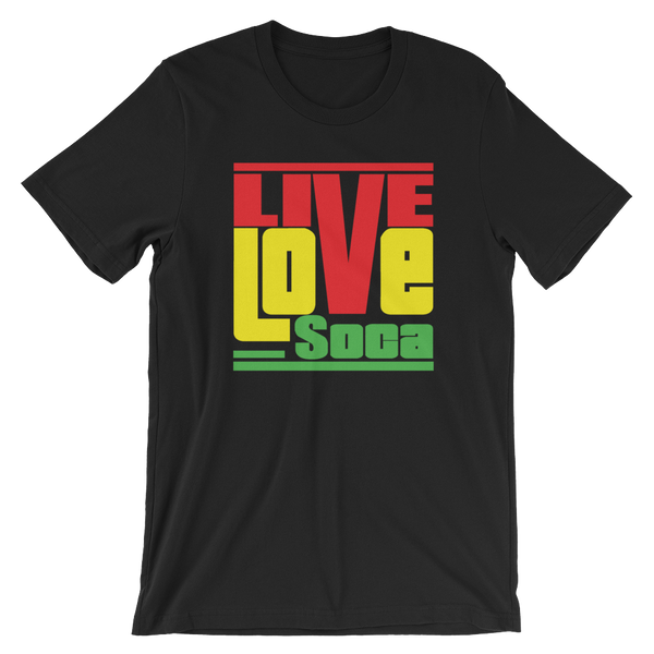 Rasta Mens T-Shirt - Live Love Soca Clothing & Accessories