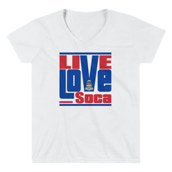 Cayman Islands - Islands Edition Womens V-Neck T-Shirt - Live Love Soca Clothing & Accessories
