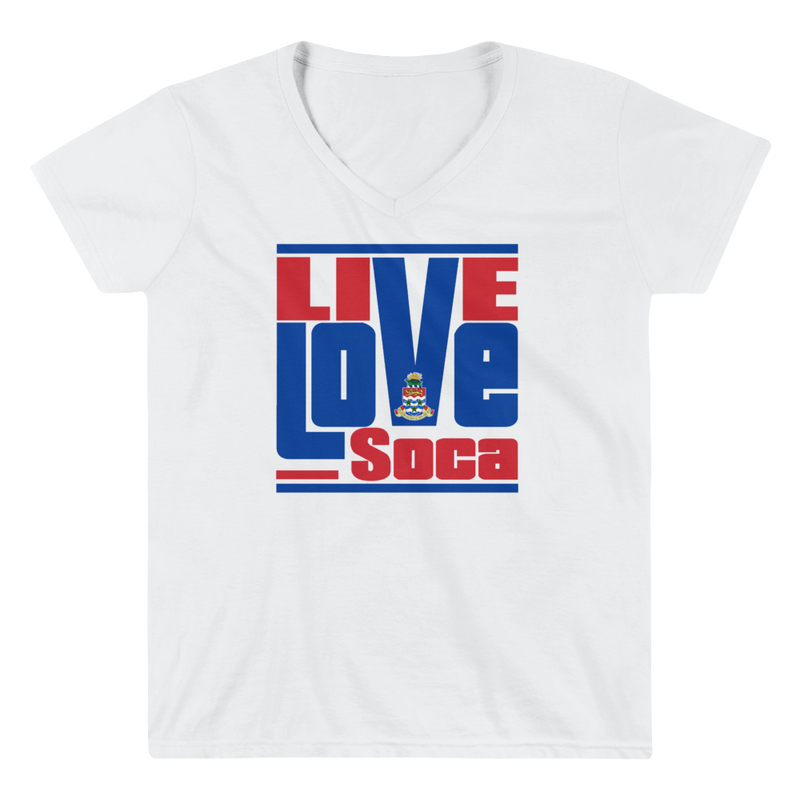 Cayman Islands - Islands Edition Womens V-Neck T-Shirt - Live Love Soca Clothing & Accessories