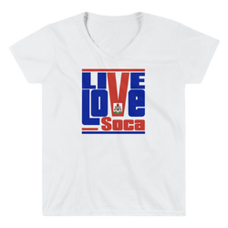 Bermuda Islands Edition Womens V-Neck T-Shirt - Live Love Soca Clothing & Accessories