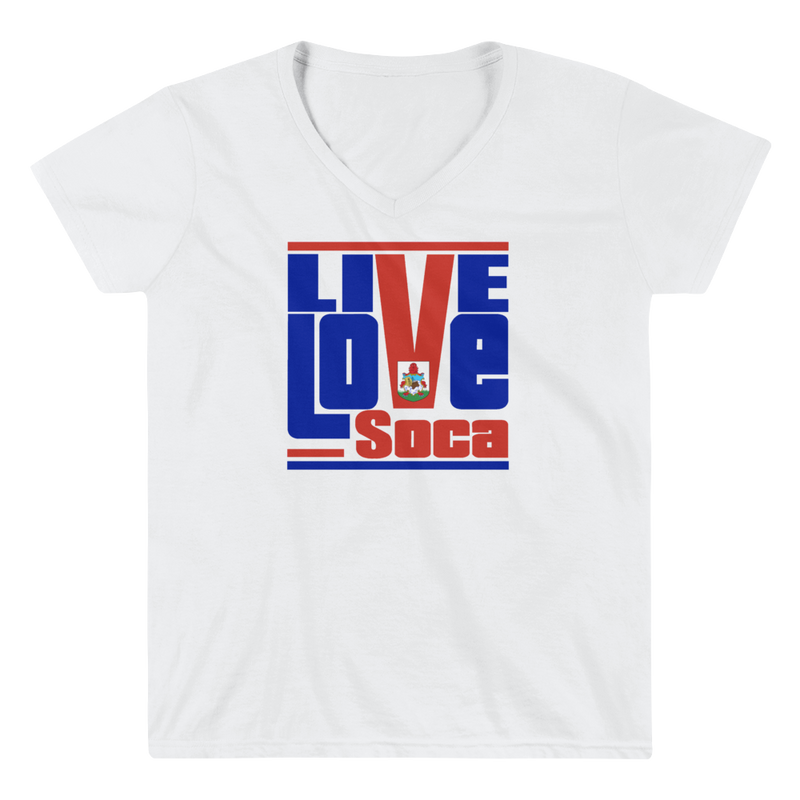 Bermuda Islands Edition Womens V-Neck T-Shirt - Live Love Soca Clothing & Accessories